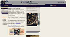 Desktop Screenshot of everestwatchworks.com